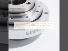 Alloggiamento per riduttore armonico ad alta precisione Componente di nucleo robotico meccanizzato CNC Legatura di alluminio resistente all'usura ad alta resistenza