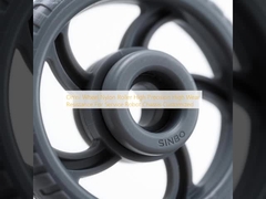 Rullo in nylon per ruota Omni, alta precisione, elevata resistenza all'usura, per telaio di robot di servizio, personalizzato