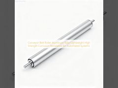 Convogliatore a nastro di rulli tubo di alluminio leggero resistenza alla corrosione di alta resistenza per sistemi automatizzati