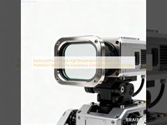 Robot a prova di esplosione lente resistente alle alte temperature finestra di protezione per ambienti pericolosi vetro ottico