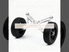 Staffa ruota ausiliaria per superamento ostacoli, lavorazione CNC ad alta resistenza, Cina, personalizzata per robot speciali