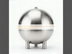 Macchinari CNC di precisione Cina fabbricazione di navi a pressione in lega di titanio su misura