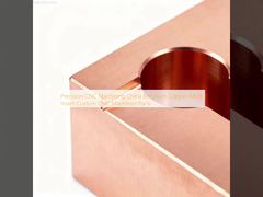 Lavorazione CNC di precisione Cina Inserto stampo in rame berillio Parti lavorate CNC personalizzate