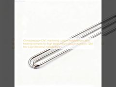 Cina lavorazione CNC di precisione elementi riscaldanti in lega di molibdeno personalizzati per forni a vuoto ad alta temperatura TZM Mo-La produttore professionale
